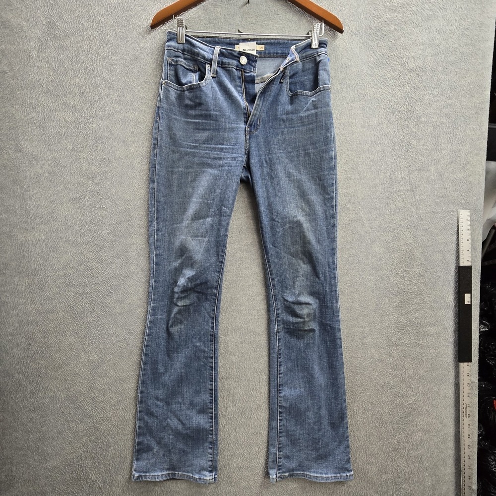 Levi's 725 Women Jeans 27X32 Blue Denim High Rise Bootcut 29" Inseam